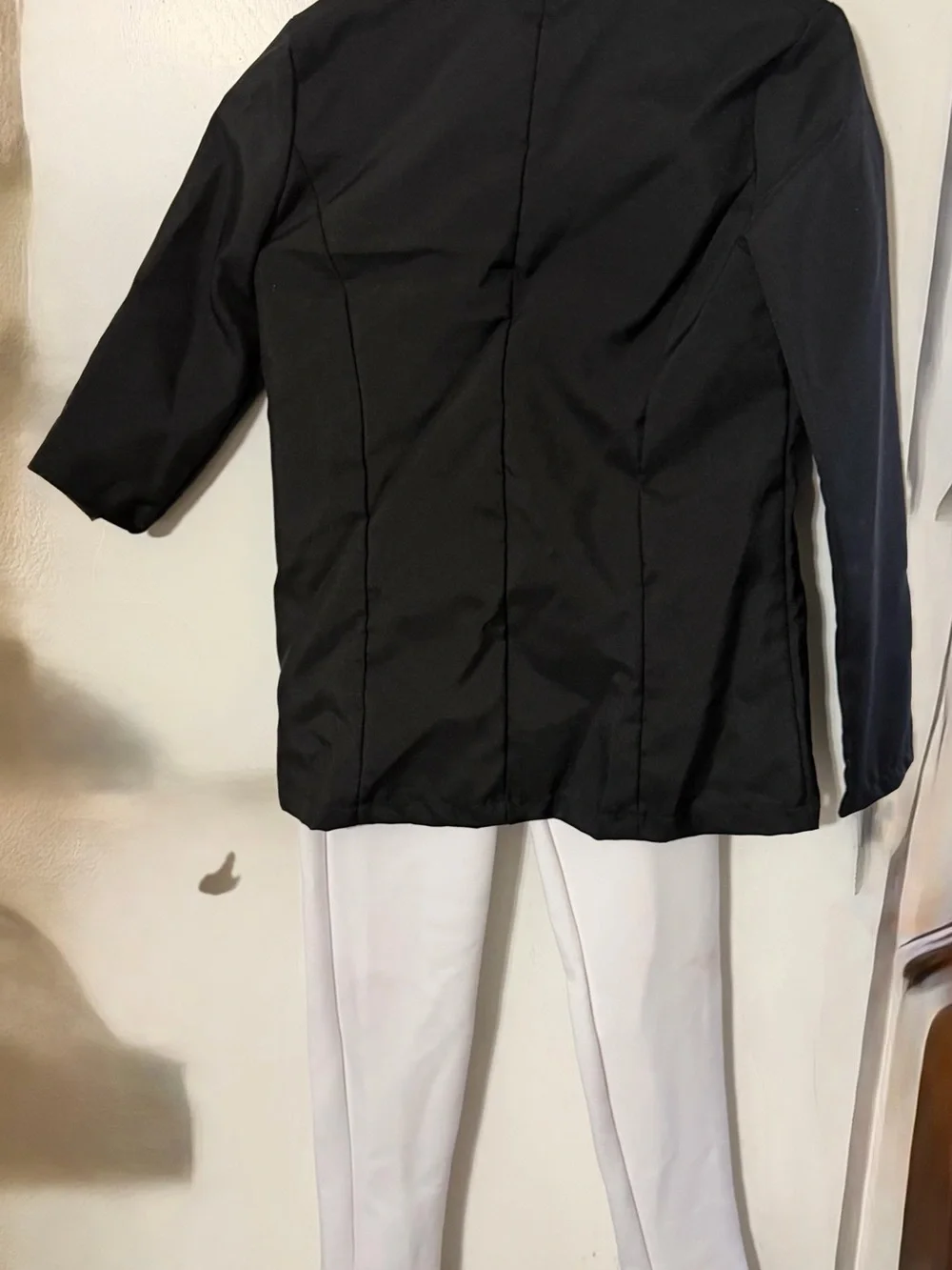 Classic Black Equestrian Jacket and Pants Costume for Kids